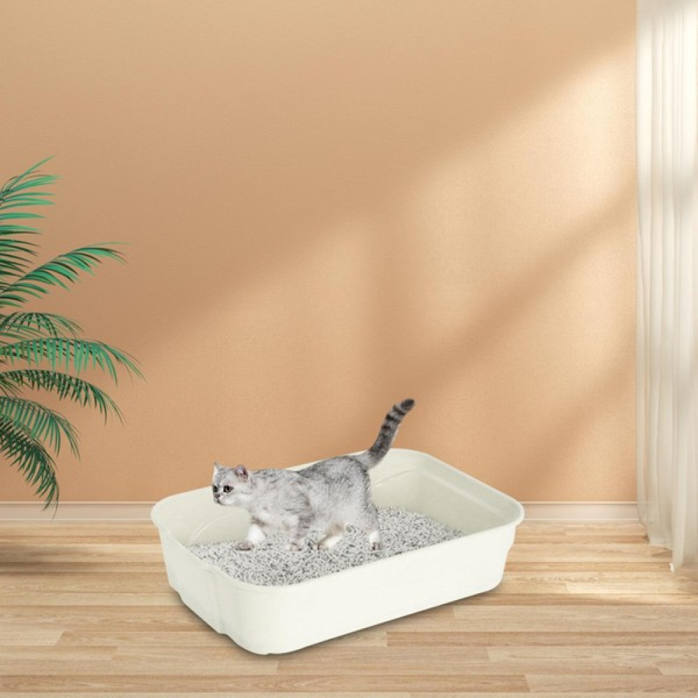 Lotin Kedi Çöp Kutusu Yüksek Yan El Efsanesi Çöp Kutusu Açık Çöp Kutusu Beyaz (Yurt Dışından) Evcil Hayvan Ürünleri Fiyatı
