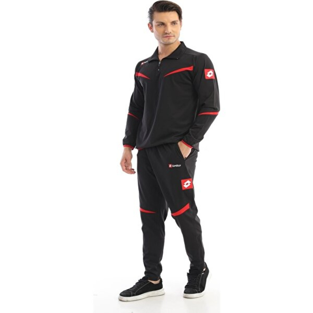 Lotto Eşofman Takımı, Lotto Suit Team Ant Pl Black/red, N8162 Erkek Eşofman Fiyatı
