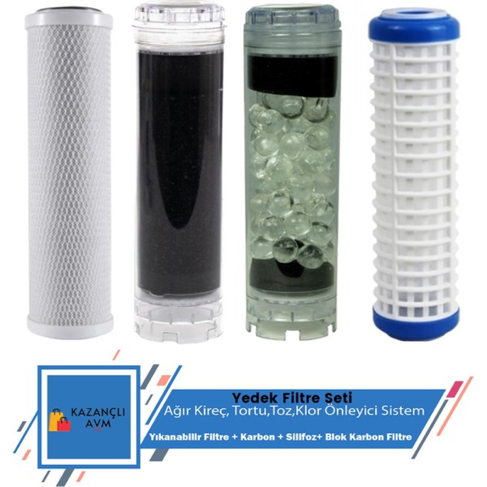 lotto filters Daire Bina Sayaç Girişi 4 Aşama Su Arıtma Cihazı (Içi Boş Kap ) Bahçe Makinesi Fiyatı