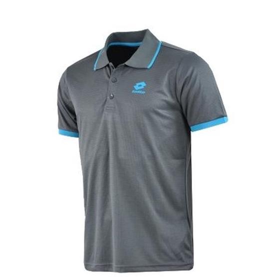 Lotto Polo Court PL N1731 Gri Polo Yaka Erkek T-Shirt
