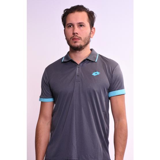 Lotto Polo Court PL N1731 Gri Polo Yaka Erkek T-Shirt
