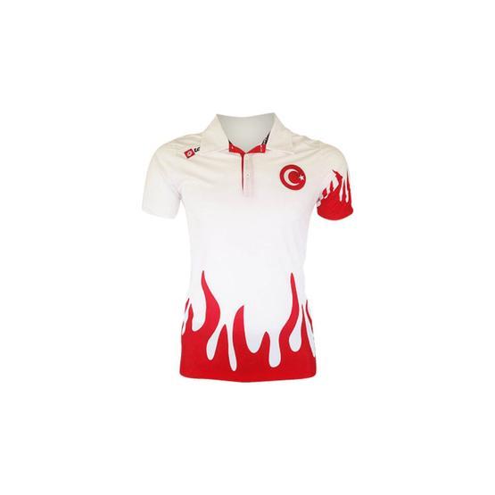 Lotto R0294 Kırmızı - Beyaz T Shirt