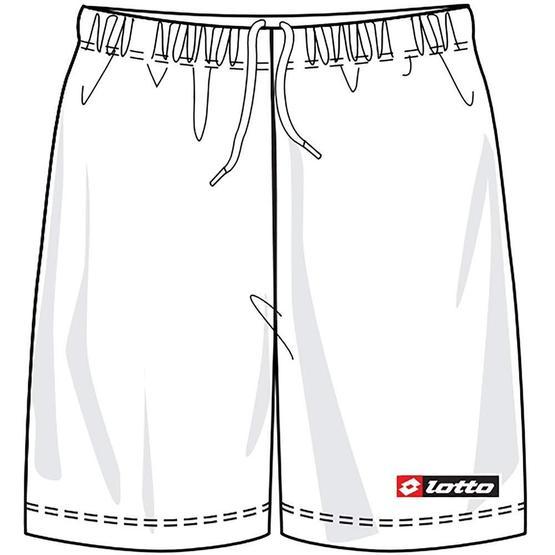 Lotto Short Ego II Project N6347 Beyaz Erkek Futbol Şortu