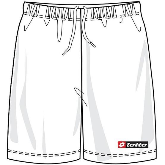 Lotto Short Ego II Project N6347 Beyaz Erkek Futbol Şortu