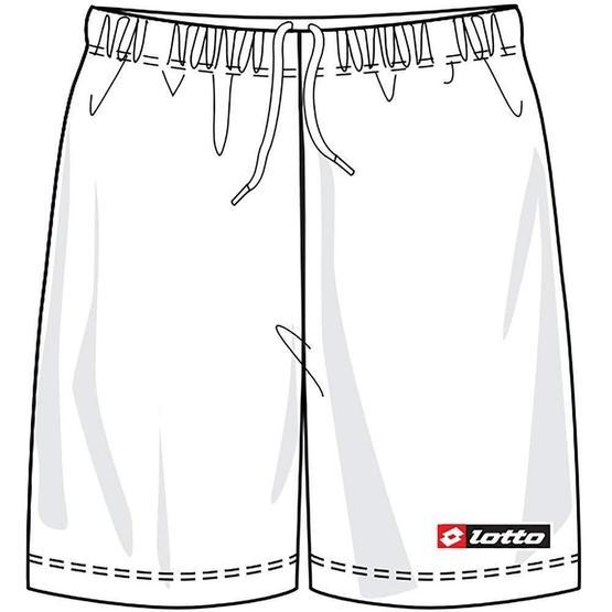 Lotto Short Ego II Project N6347 Beyaz Erkek Futbol Şortu