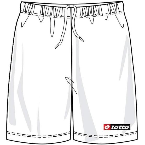 Lotto Short Ego II Project N6347 Beyaz Erkek Futbol Şortu