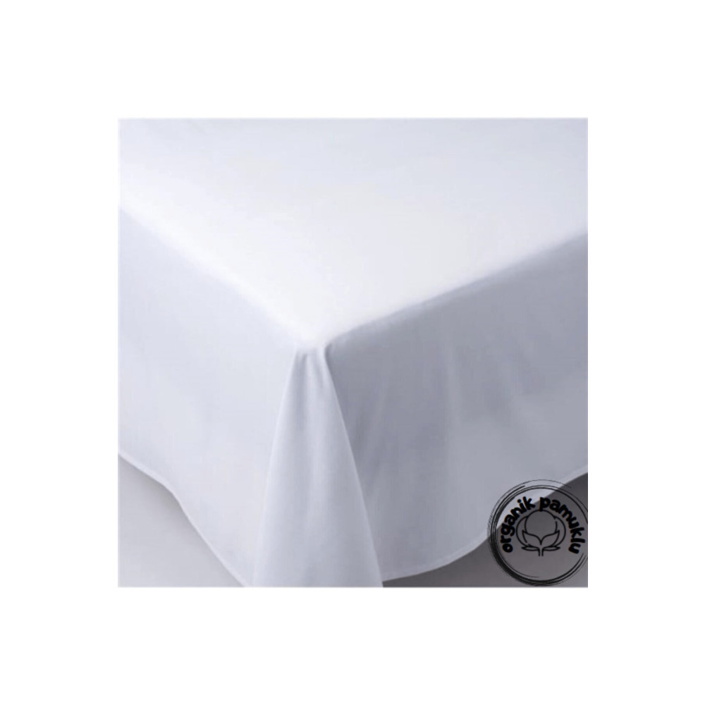 Lotus Home Lüks Pamuklu Düz Beyaz Çarşaf Çift Kişilik 220*240 220 x 240 Beden Çarşaf Fiyatı