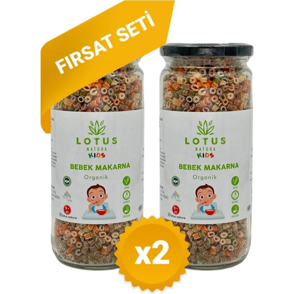 Lotus Natura 2'li Bebek Boncuk Makarna Seti +9 Ay Bebek Mamaları Fiyatı