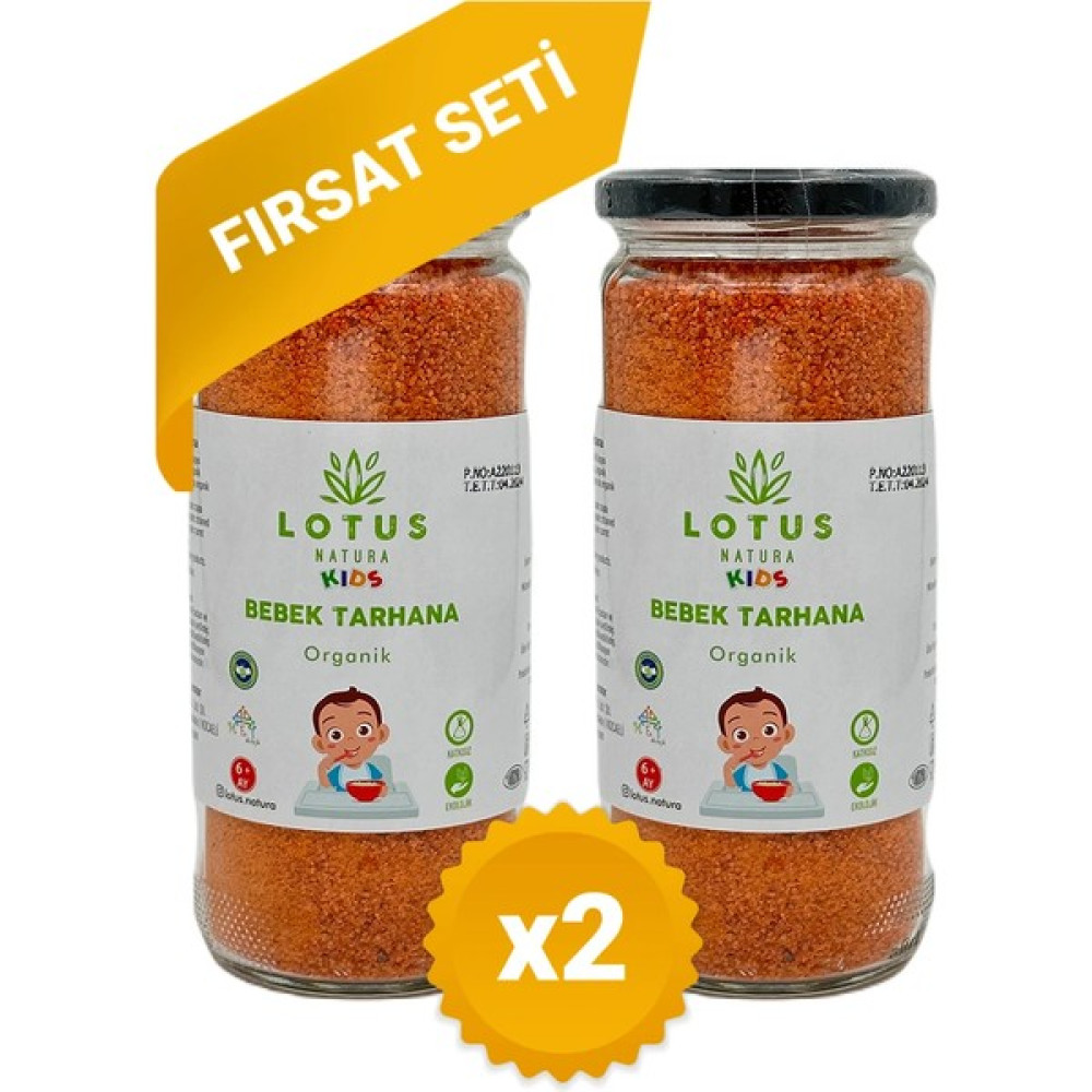 Lotus Natura 2'li Bebek Tarhanası Seti +6 Ay Bebek Mamaları Fiyatı