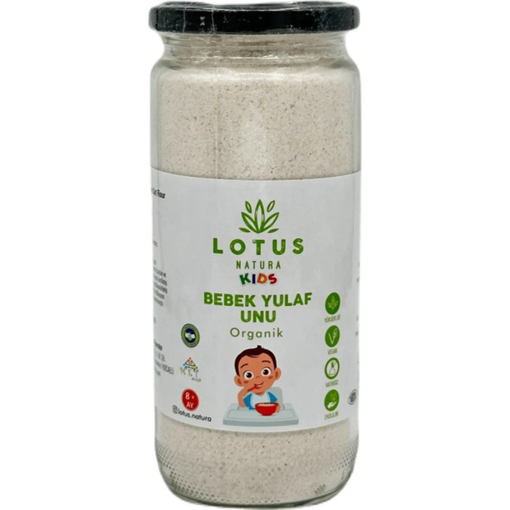 Lotus Natura Kids Organik Bebek Tam Yulaf Unu 8 Ay 300 gr Bebek Beslenme Gereçleri Fiyatı