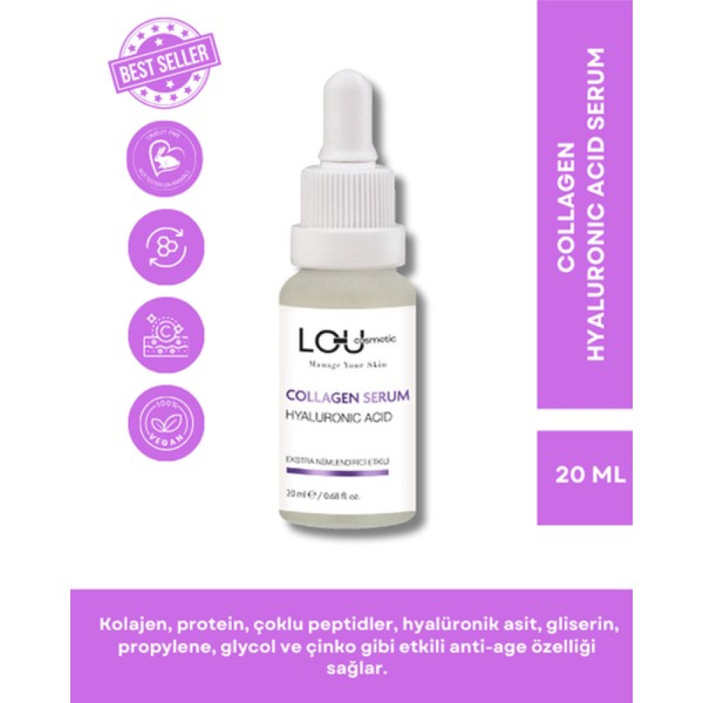 Lou Cosmetic Kolajen Serum Anti-Aging / Yaşlanma Karşıtı Fiyatı