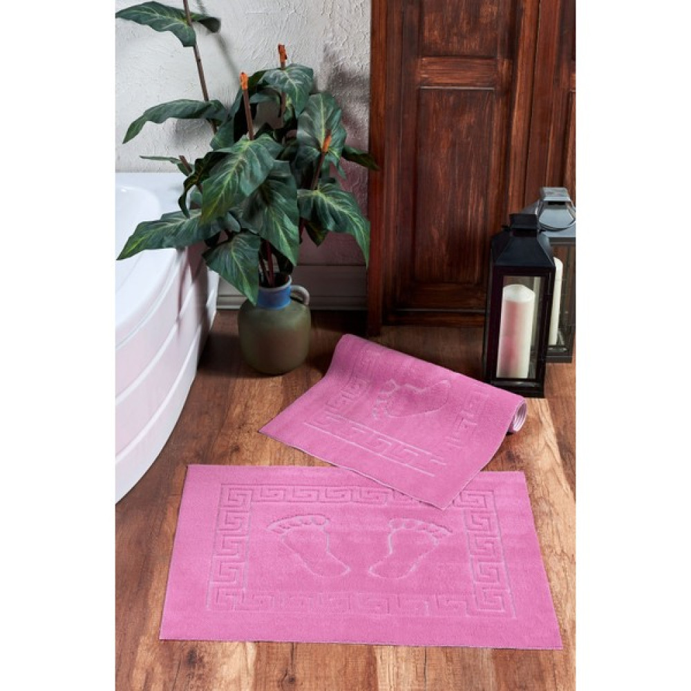 Louis Marie 2'li Banyo Paspası Seti | Pudra | 50 x 70 cm Klozet Takımı Fiyatı