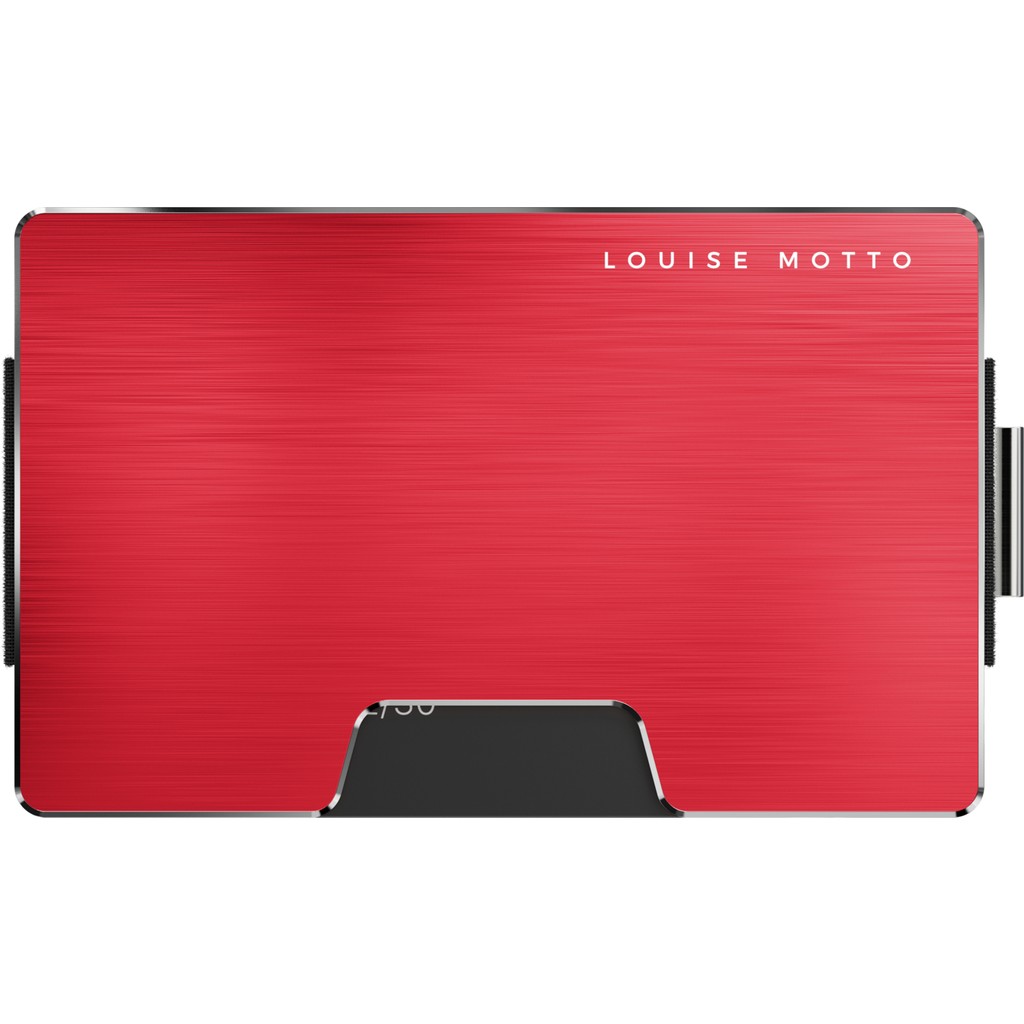Louise Motto - Cardx - Detroit - Yeni Nesil Minimalist Cüzdan & Kartlık - Rfid, Çıkarılabilir Klips Unisex(Kırmızı) Erkek Kartlık Fiyatı