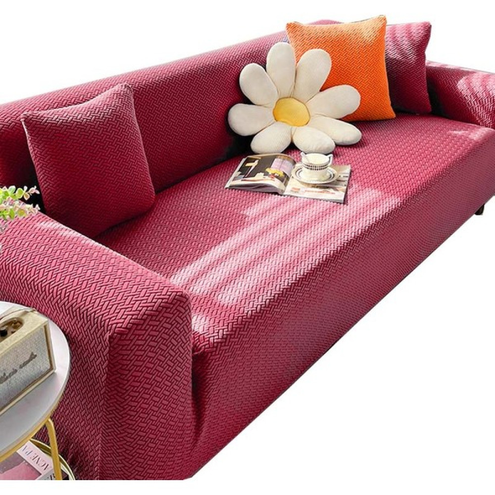 Louisea Elastik Koltuk Kılıfı, Kaymaz Kanepe Kılıfı (Yurt Dışından) - Bordo - 90 x 140 cm Koltuk & Kanepe Örtüsü Fiyatı