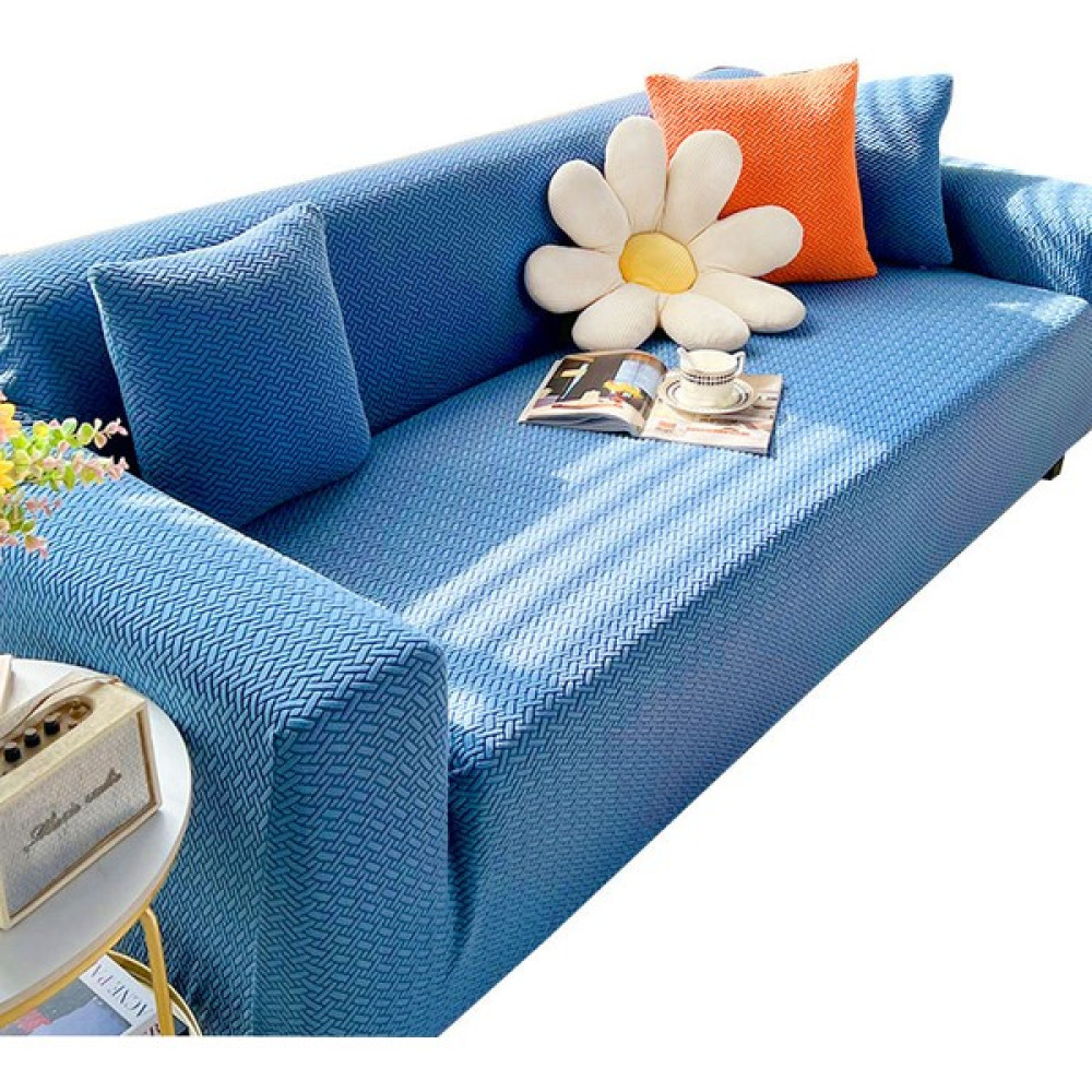 Louisea Elastik Koltuk Kılıfı, Kaymaz Kanepe Kılıfı (Yurt Dışından) - Mavi - 90 x 140 cm Koltuk & Kanepe Örtüsü Fiyatı