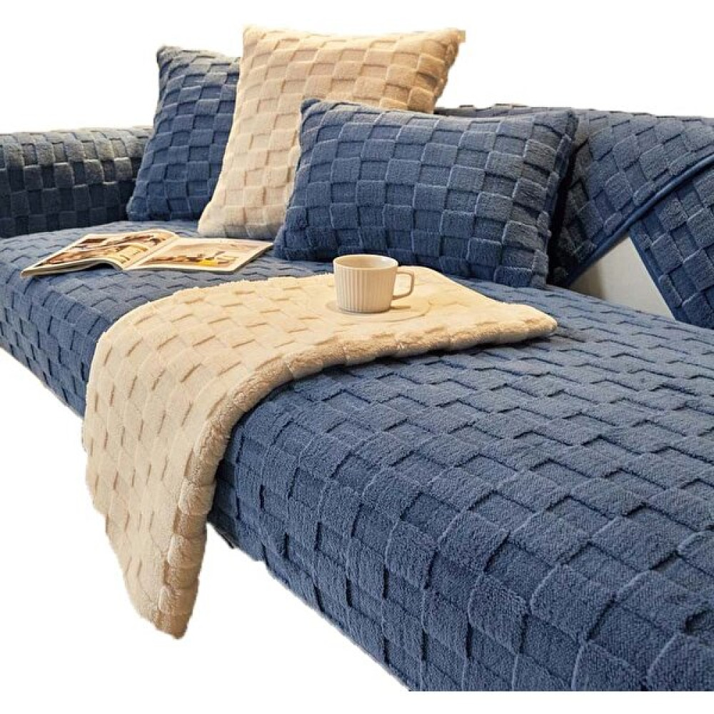 Louisea Koltuk Kılıfı (Yurt Dışından) - Mavi - 110 x 210 cm Koltuk & Kanepe Örtüsü Fiyatı