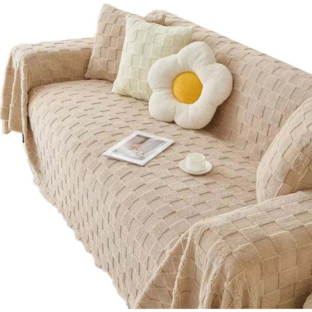 Louisea Peluş Kanepe Örtüsü Kedi Geçirmez Kanepe Örtüsü ile Örtü Bez Havlu Tam Kapak Kanepe Battaniye (Yurt Dışından) - Haki - 180 x 230 cm Koltuk & Kanepe Örtüsü Fiyatı