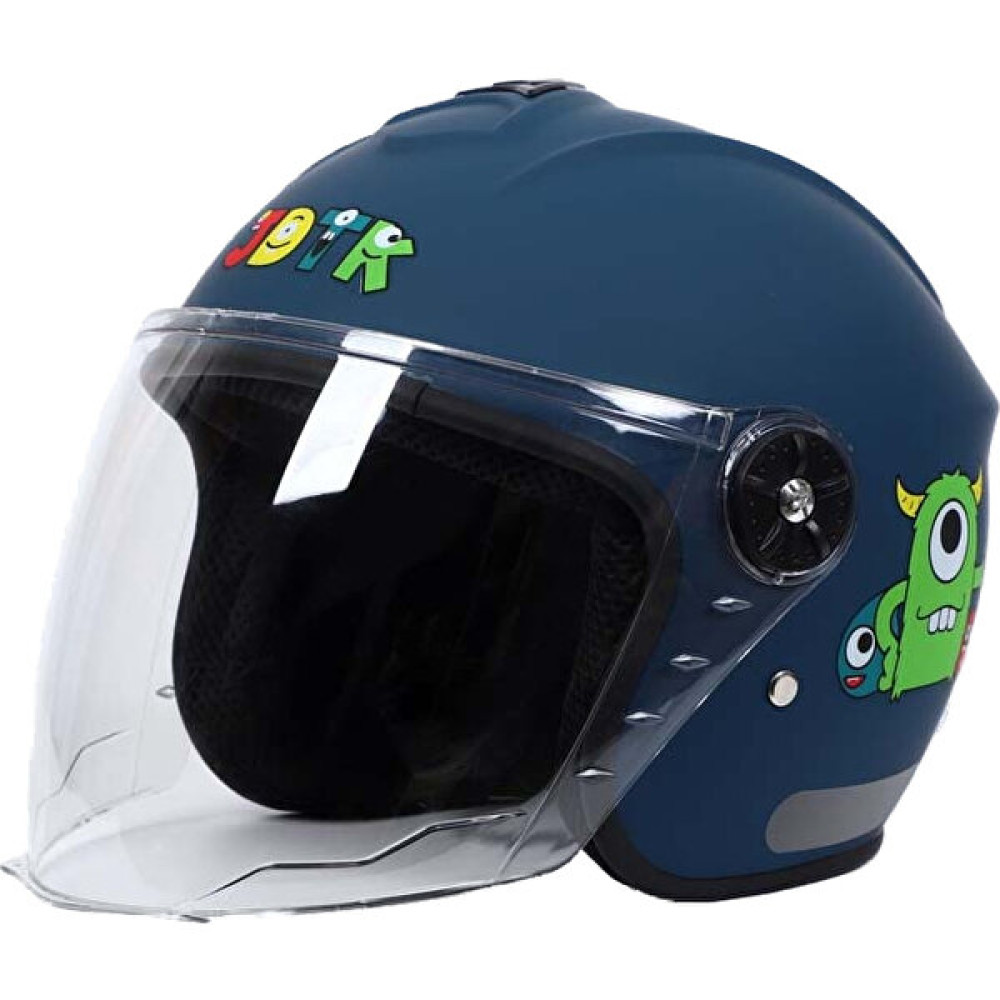 Louisee Çocuk Kaskı, Yarım Kask, Kask (Yurt Dışından) - Lacivert - Standart Motorsiklet Kaskları Fiyatı