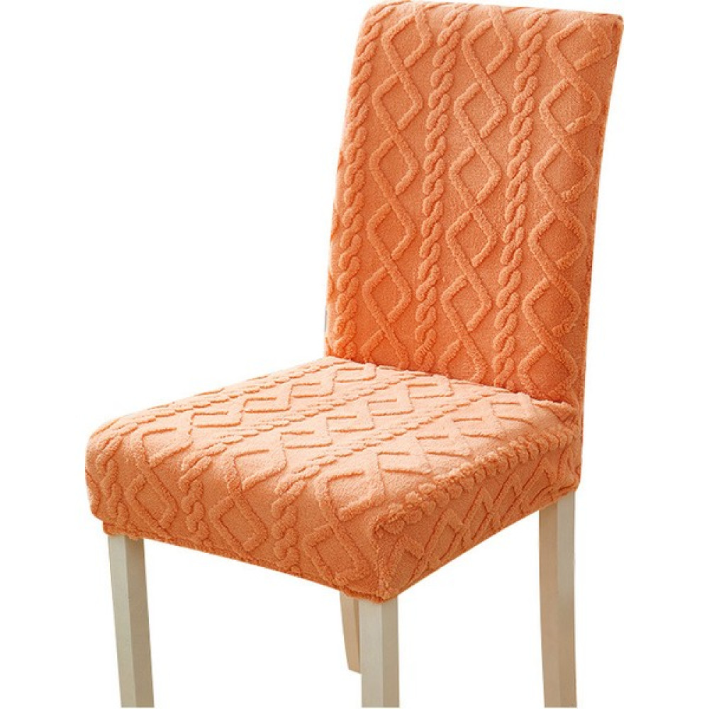 Louisee Entegre Yemek Masası ve Tabure Örtüsü Için Elastik Sandalye Kılıfı (Yurt Dışından) - 40 x 50 cm - Turuncu Koltuk & Kanepe Örtüsü Fiyatı
