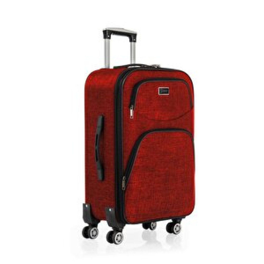 Louisiana Polo Büyük Boy 4 Teker Kumaş Valiz Bordo 1082 Bavul / Valiz Fiyatı