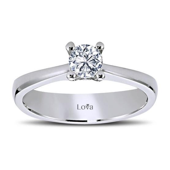Lova 1060028 G Renk 0,33 Karat Pırlanta Tektaş Yüzük