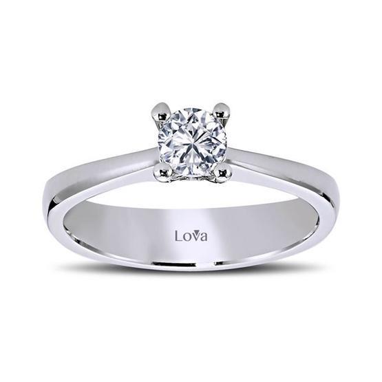Lova 1060028 G Renk 0,33 Karat Pırlanta Tektaş Yüzük