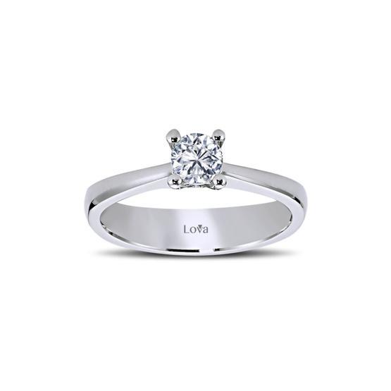 Lova 1060028 G Renk 0,33 Karat Pırlanta Tektaş Yüzük