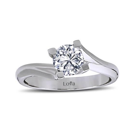Lova Pırlanta 1010050-10 G Renk 0.70 Karat Pırlanta Tektaş Yüzük