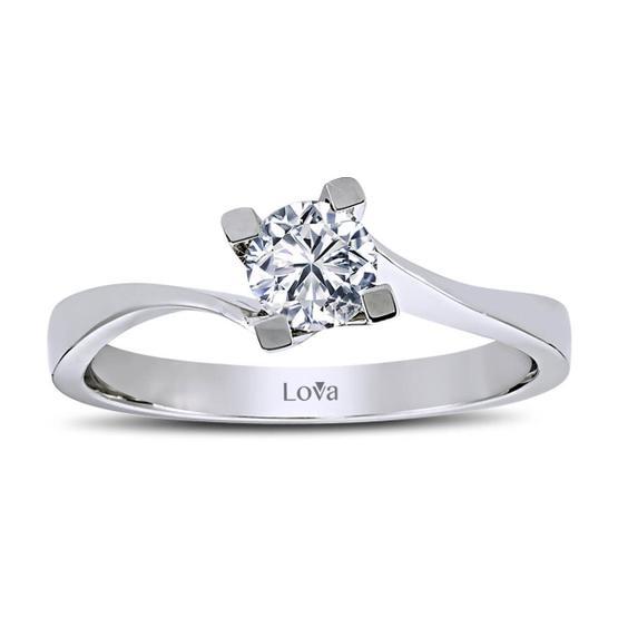 Lova Pırlanta 1020083-20 G Renk 0.43 Karat Pırlanta Tektaş Yüzük