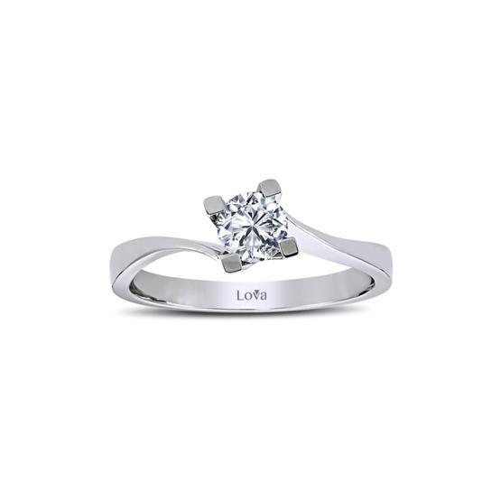 Lova Pırlanta 1020083-20 G Renk 0.43 Karat Pırlanta Tektaş Yüzük
