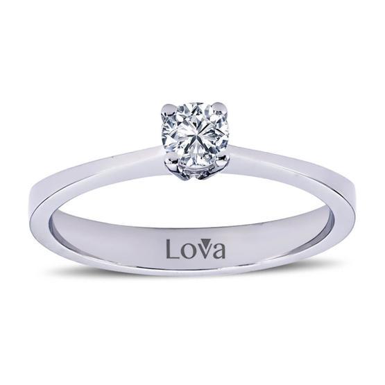 Lova Pırlanta 1030062-10 H Renk 0.23 Karat Tektaş Pırlanta Yüzük