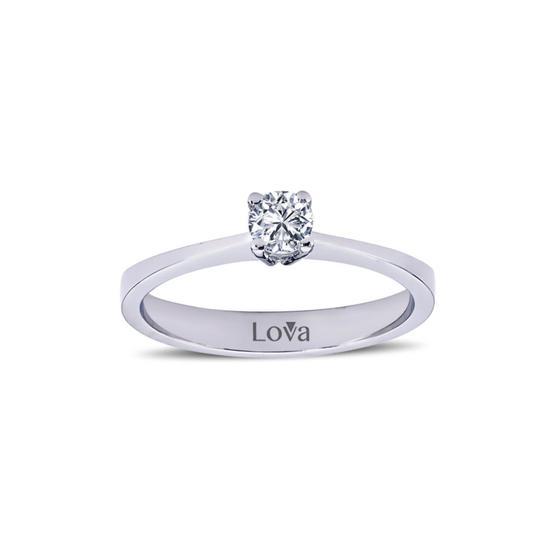 Lova Pırlanta 1030062-10 H Renk 0.23 Karat Tektaş Pırlanta Yüzük