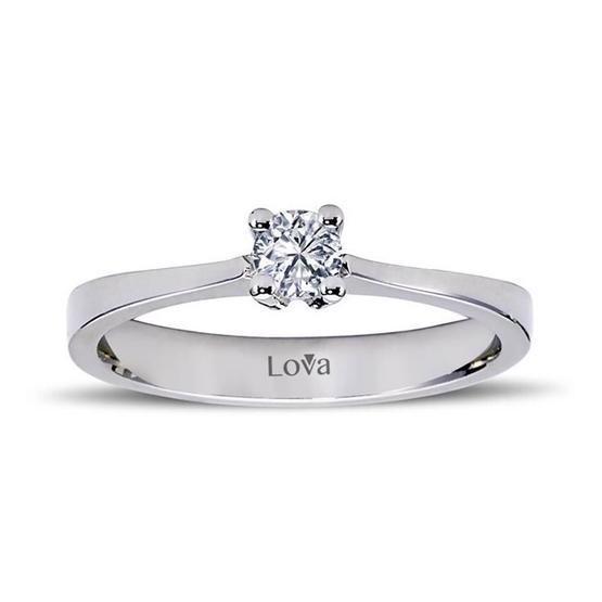 Lova Pırlanta 1040043-21 G Renk 0.21 Karat Tektaş Pırlanta Yüzük
