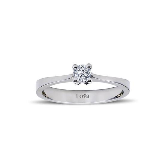 Lova Pırlanta 1040043-21 G Renk 0.21 Karat Tektaş Pırlanta Yüzük