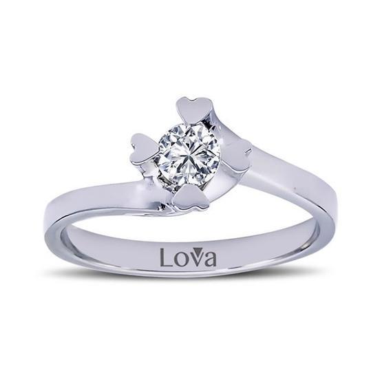Lova Pırlanta 1050077-10 G Renk 0.26 Karat Tektaş Pırlanta Yüzük
