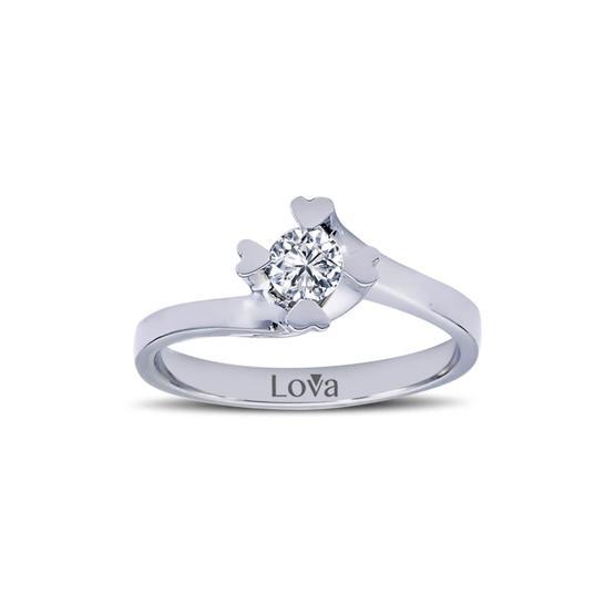 Lova Pırlanta 1050077-10 G Renk 0.26 Karat Tektaş Pırlanta Yüzük