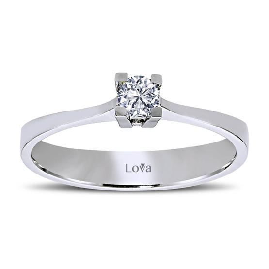 Lova Pırlanta 1060023-13 G Renk 0.13 Karat Tektaş Pırlanta Yüzük