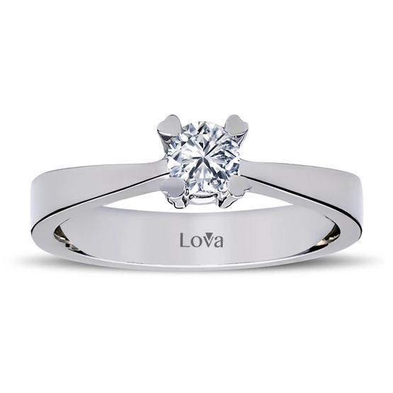 Lova Pırlanta 1060042-20 G Renk 0.26 Karat Tektaş Pırlanta Yüzük Pırlanta Tek Taş Yüzük Fiyatı