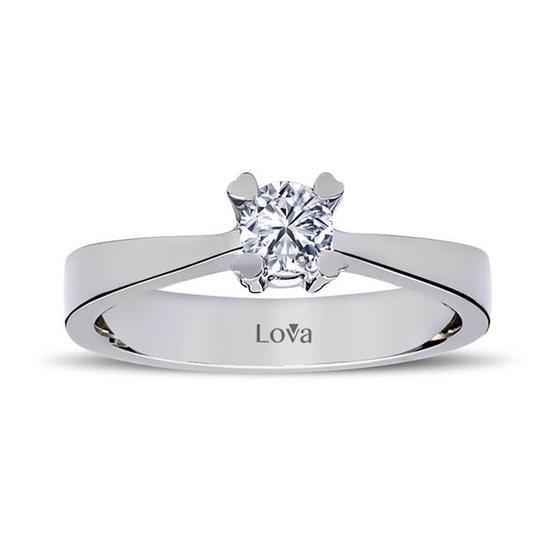Lova Pırlanta 1060042-20 G Renk 0.26 Karat Tektaş Pırlanta Yüzük