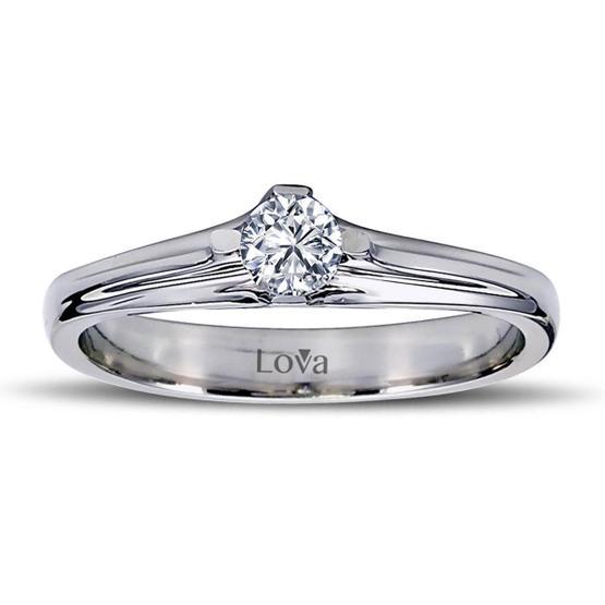 Lova Pırlanta 1060085-21 G Renk 0.21 Karat Tektaş Pırlanta Yüzük