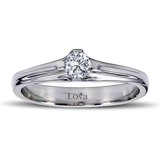 Lova Pırlanta 1060085-21 G Renk 0.21 Karat Tektaş Pırlanta Yüzük