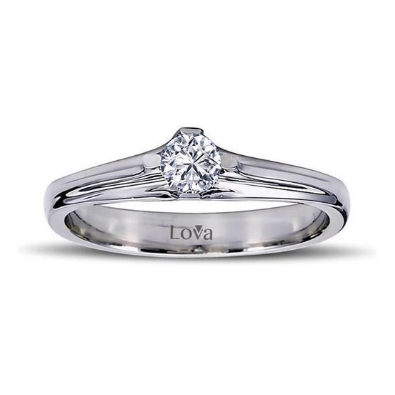 Lova Pırlanta 1060085-21 G Renk 0.21 Karat Tektaş Pırlanta Yüzük