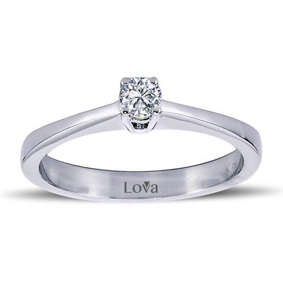 Lova Pırlanta 1070011-16 G Renk 0.16 Karat Tektaş Pırlanta Yüzük
