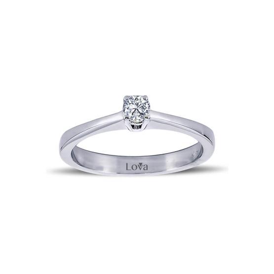 Lova Pırlanta 1070011-16 G Renk 0.16 Karat Tektaş Pırlanta Yüzük Pırlanta Tek Taş Yüzük Fiyatı