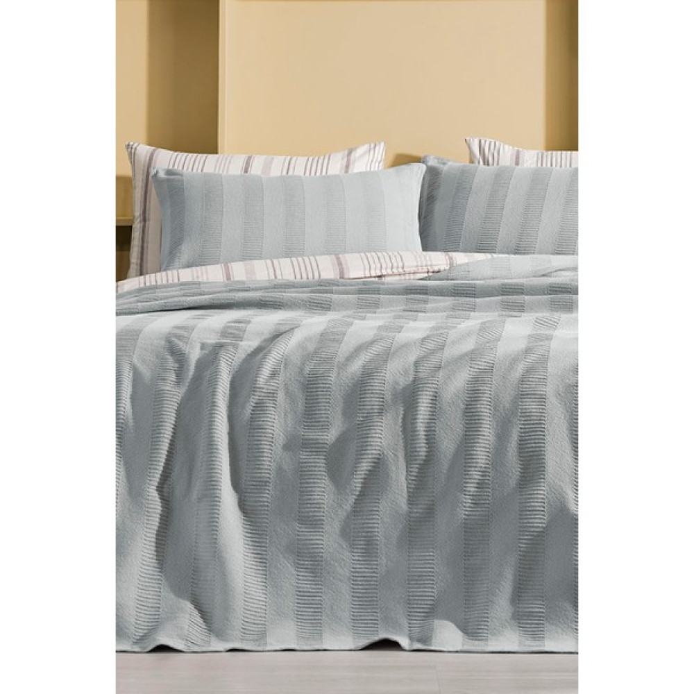 Lova Yatak Tina Yatak Örtüsü Takımı Çift Kişilik - Gri - 240 x 260 cm Yatak Örtüsü Fiyatı