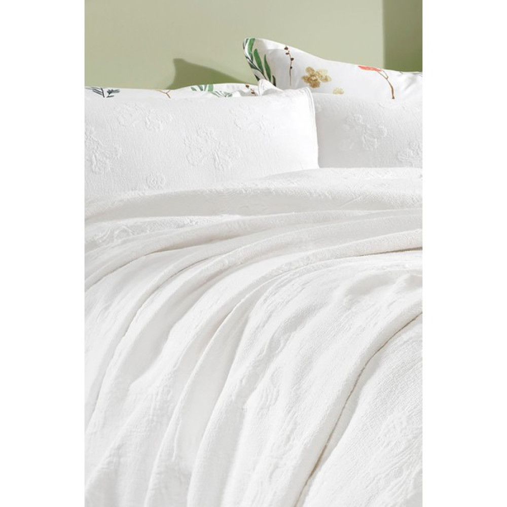 Lova Yatak Zoe Yatak Örtüsü Takımı Çift Kişilik - Beyaz - 160 x 200 cm Yatak Örtüsü Fiyatı