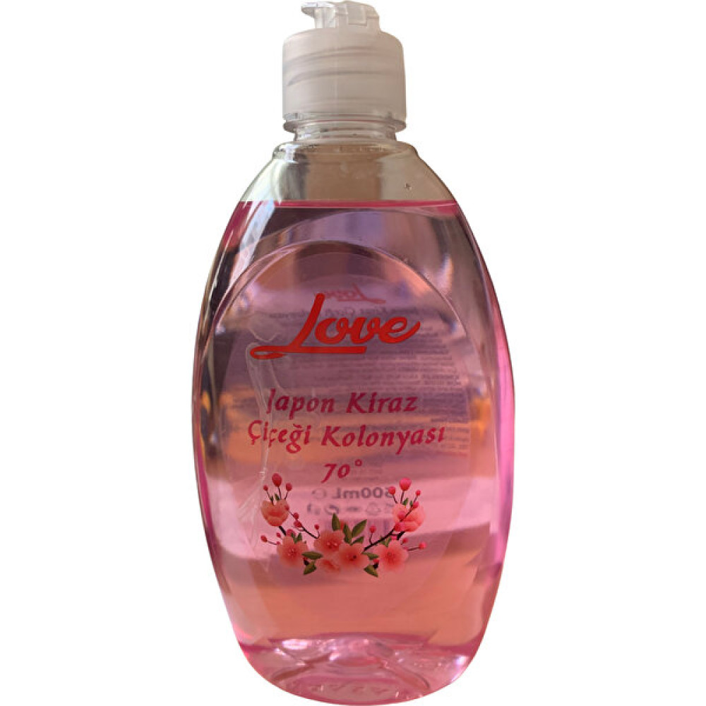 Love 500 ml Japon Kiraz Çiçeği Kolonyası 70 Derece Kolonya & Gülsuyu Fiyatı