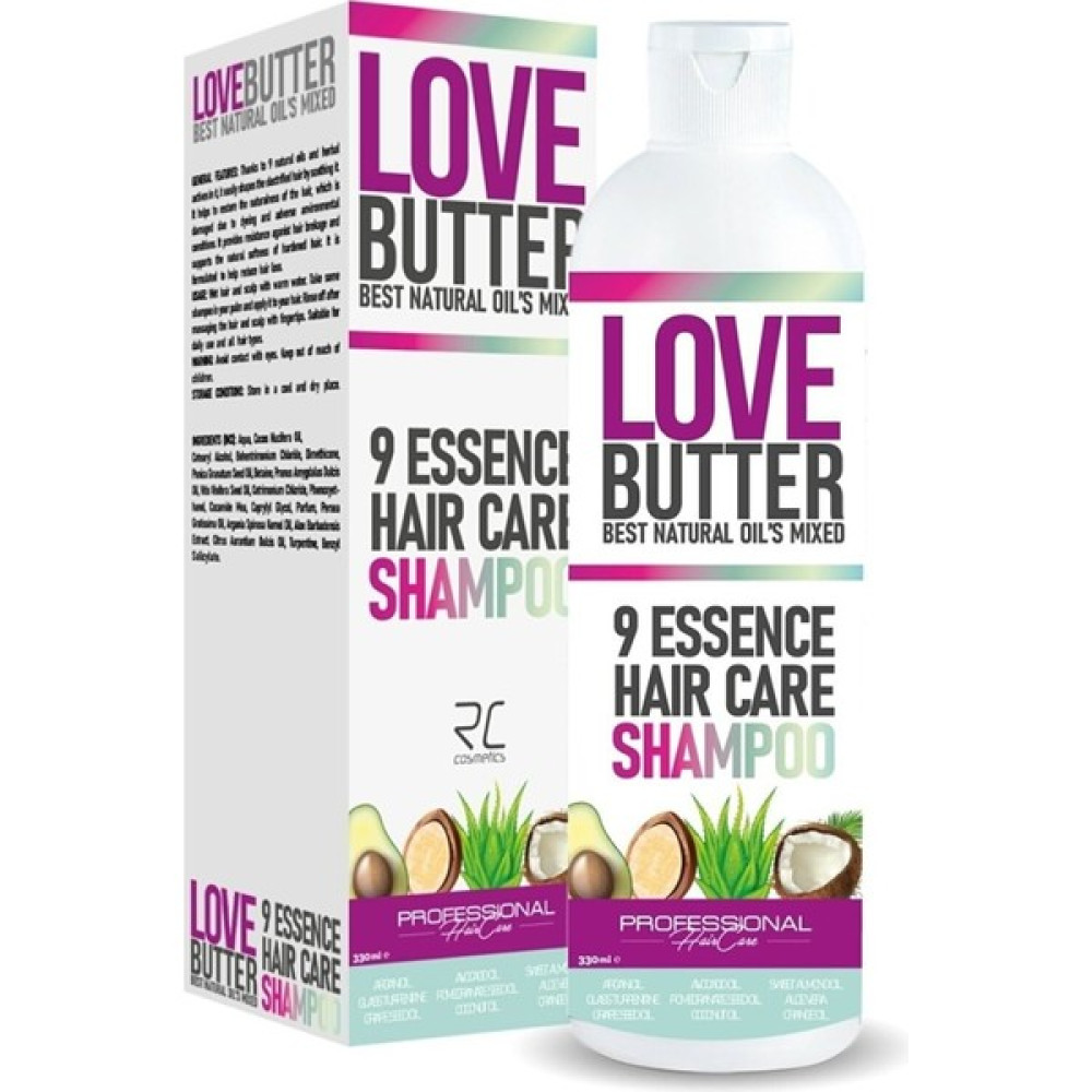 Love Butter 9 Özlü Saç Besleyici Komple Saç Bakım Şampuanı 330 ml Şampuan ve Saç Kremi Fiyatı