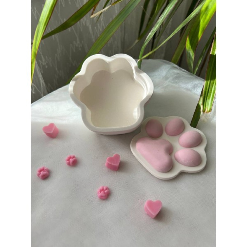 Love Candle Dekor Pati Kutusu, Kedi Pati Kutusu, Köpek Pati Kutusu, Takı Kutusu, Paw Box - Beyaz Eşya Saklama Kutusu Fiyatı