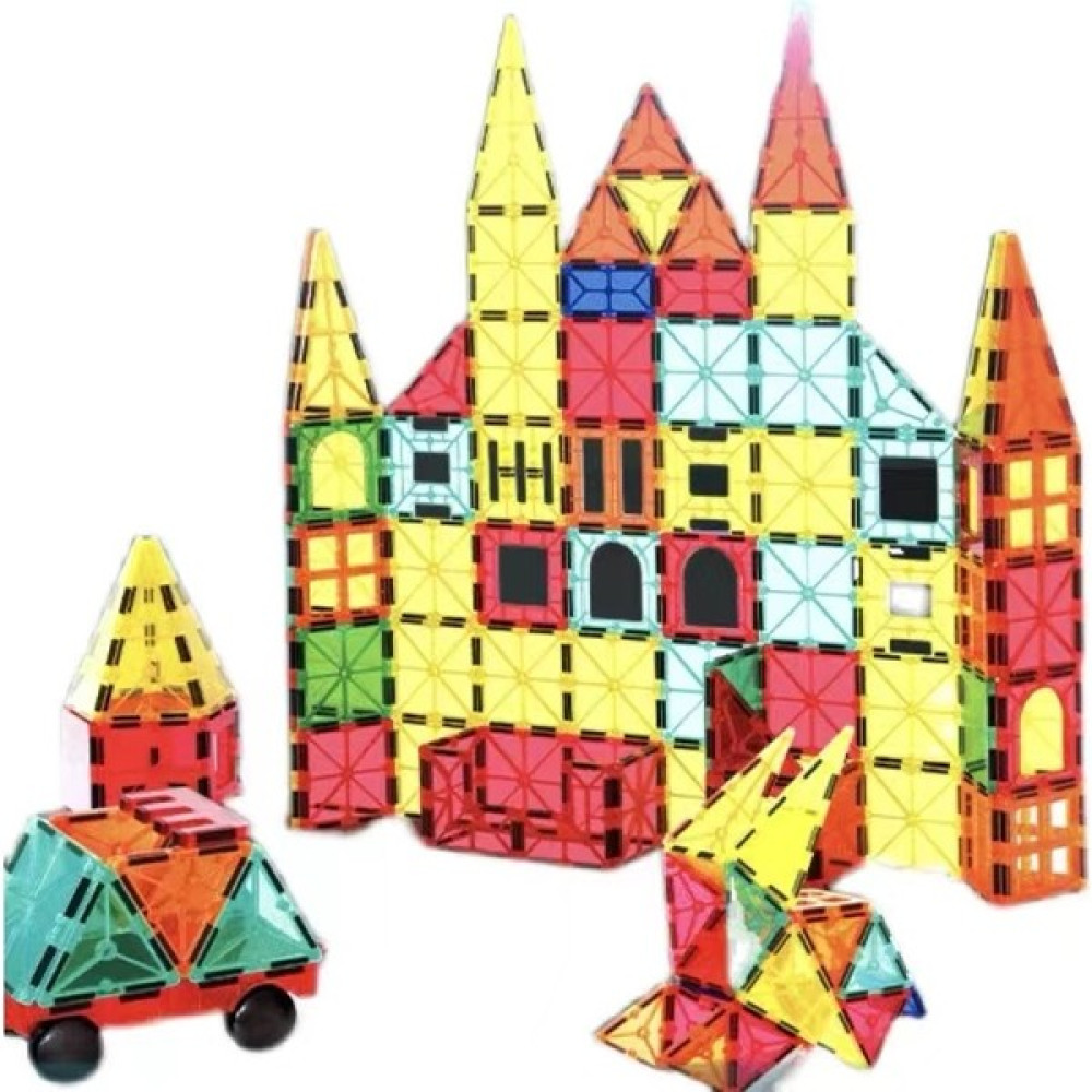 Love Home 78 Adet LEGO Çocuk Renkli Pencere Manyetik Parça Yapı Taşı Seti Diy Oyuncak Bebek Mıknatısı Erkek ve Kız Bulmaca Montajı (Yurt Dışından) Legolar ( Yapım Oyuncakları ) Fiyatı